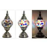 Unique Turkish Mosaic Stained Glass Stand Table Lamp Image - 13