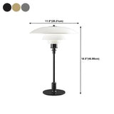 Unique Umbrella Multi-Layer Glass Decor Table Lamp #size