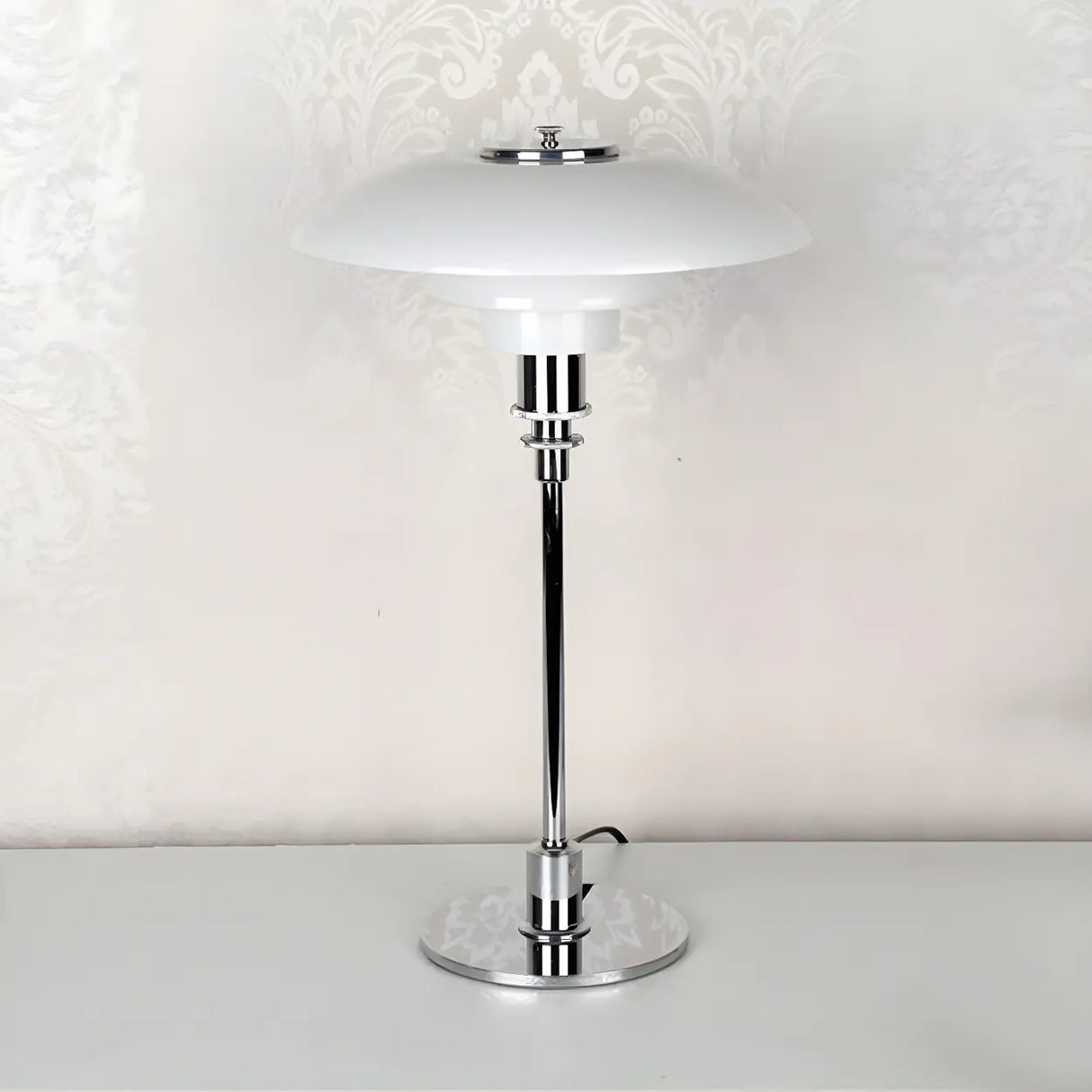 Unique Umbrella Multi-Layer Glass Decor Table Lamp Image - 8