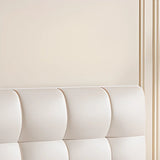 Upholstered Headboard White King Storage Included Bed Image - 4