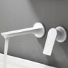 Valve Included Wall Mount Sleek Brass Bathroom Sink Faucet Image - 7