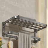 Versatile Storage Rack Towel Shelf Bathroom Hardware Set Image - 15