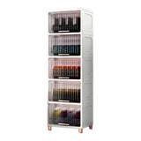 Vertical Acrylic Grey Storage Organizer Lingerie Chest Image - 10