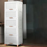 Vertical Acrylic Grey Storage Organizer Lingerie Chest Image - 5