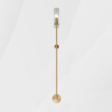 Vertical Design Gold Double Glass Tube Wall Sconce Image - 13