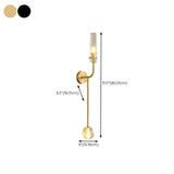 Vertical Design Gold Double Glass Tube Wall Sconce Image - 27