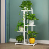 Vertical Metal Multi-Tiers Indoor Pedestal Plant Stand Image - 13