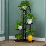 Vertical Metal Multi-Tiers Indoor Pedestal Plant Stand Image - 29