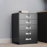 Vertical Steel Lockable Flameproof Small Filing Cabinet Image - 9