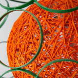 Vibrant Rope Colorful Modern Wire Cage Pendant Lights Image - 27