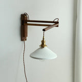 Vintage Adjustable Swing Arm Wall Sconce Image - 16