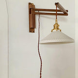 Vintage Adjustable Swing Arm Wall Sconce Image - 5