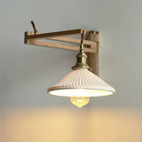 Vintage Adjustable Swing Arm Wall Sconce Image - 8