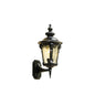 Vintage Black Metal LED Exterial Lantern Wall Sconce Image - 4