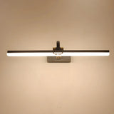 Vintage Bronze Linear Metal Adjustable Vanity Light Image - 13