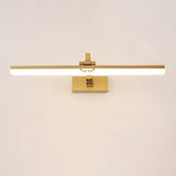 Vintage Bronze Linear Metal Adjustable Vanity Light Image - 14