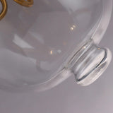 Vintage Glass Lantern Chandelier Adjustable Height Image - 9