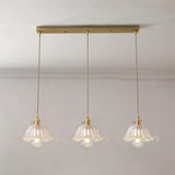 Vintage Glass Pendant Island Ceiling Lights Set Image - 14