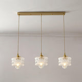 Vintage Glass Pendant Island Ceiling Lights Set Image - 16