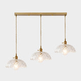 Vintage Glass Pendant Island Ceiling Lights Set Image - 20