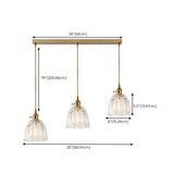 Vintage Glass Pendant Island Ceiling Lights Set Image - 22