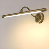 Vintage Gold Cylinder LED Bathroom Vanity Light Image - 19