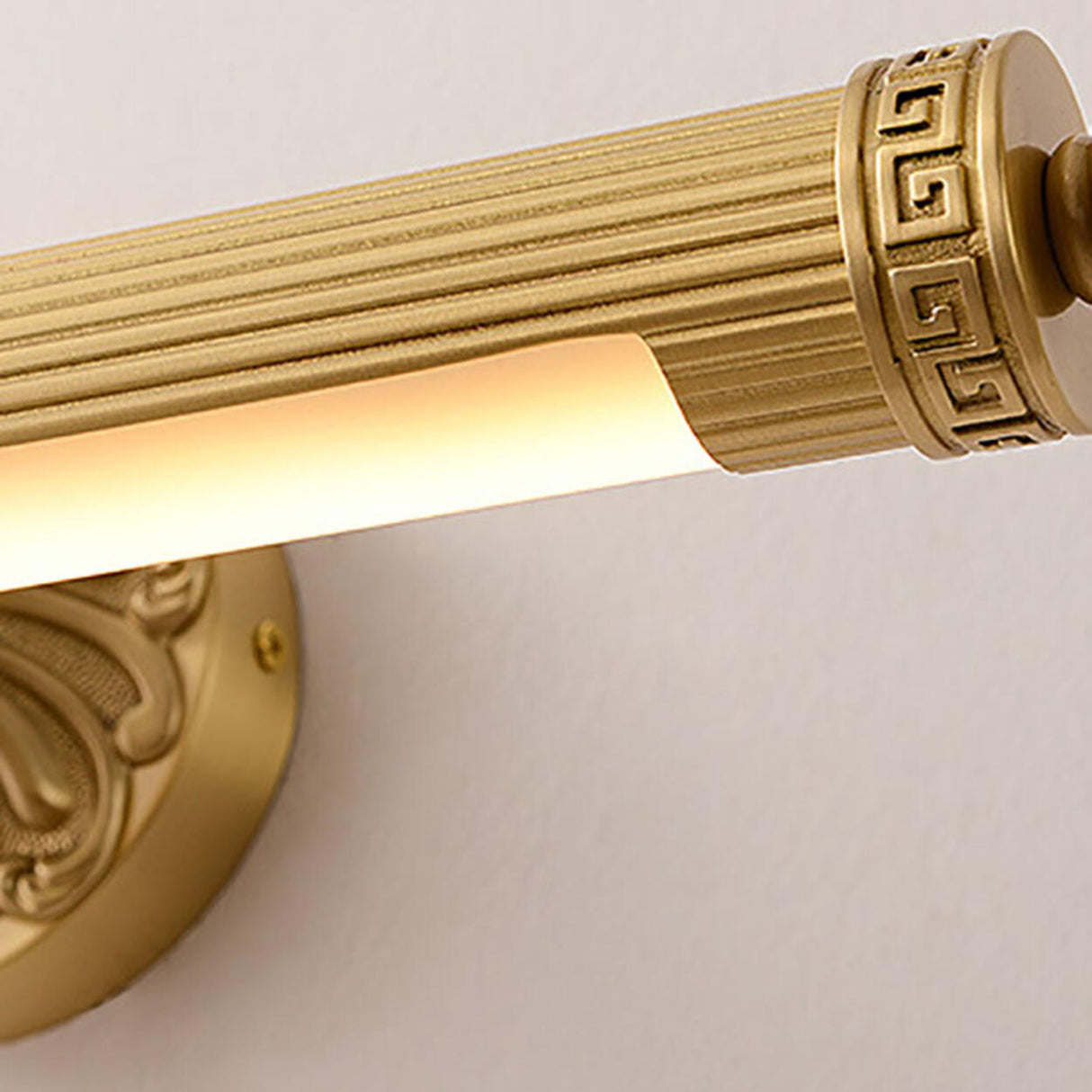 Vintage Gold Geometric LED Vanity Wall Light  Image - 13