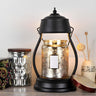 Vintage Handheld Cage Candle Warmer Metal Table Lamp Image - 2