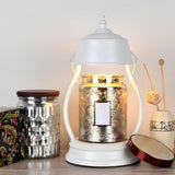 Vintage Handheld Cage Candle Warmer Metal Table Lamp Image - 3