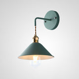 Vintage Industrial Cone Bedroom LED Wall Sconce Image - 12