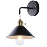 Vintage Industrial Cone Bedroom LED Wall Sconce Image - 9