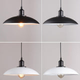 Vintage Industrial Dome Iron Pendant Light Dining Room Image - 10