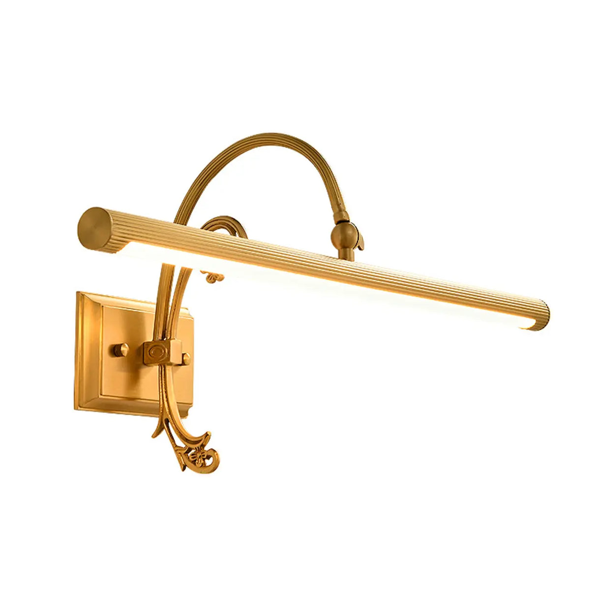 Vintage LED Bar Brass Metal Bathroom Vanity Light Image - 5