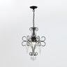 Vintage Luxury Glassy Crystal Branching Candle Chandelier Image - 2