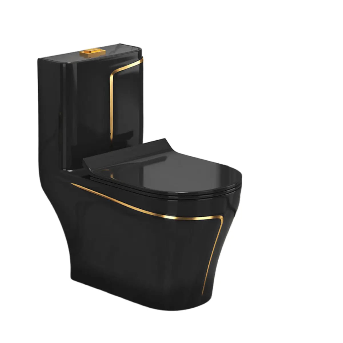 Vortex One-Piece Super Vortex Siphon Flush Ceramic Toilet Image - 10