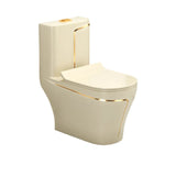 Vortex One-Piece Super Vortex Siphon Flush Ceramic Toilet Image - 12