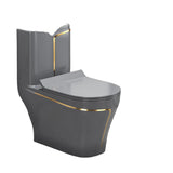 Vortex One-Piece Super Vortex Siphon Flush Ceramic Toilet Image - 5