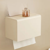 Wall-Mounted White Metal Storage Bathroom Hardware Set Image - 12