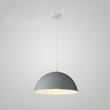 Warehouse Multi Color Aluminum Dome Modern Pendant Light Image - 10