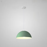 Warehouse Multi Color Aluminum Dome Modern Pendant Light Image - 15