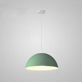 Warehouse Multi Color Aluminum Dome Modern Pendant Light Image - 16