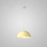 Warehouse Multi Color Aluminum Dome Modern Pendant Light Image - 17