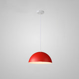 Warehouse Multi Color Aluminum Dome Modern Pendant Light Image - 20