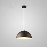 Warehouse Multi Color Aluminum Dome Modern Pendant Light Image - 24