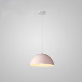 Warehouse Multi Color Aluminum Dome Modern Pendant Light Image - 26