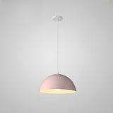 Warehouse Multi Color Aluminum Dome Modern Pendant Light Image - 27