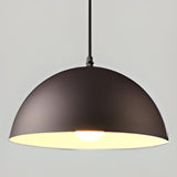 Warehouse Multi Color Aluminum Dome Modern Pendant Light Image - 29