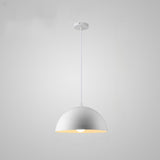 Warehouse Multi Color Aluminum Dome Modern Pendant Light Image - 6