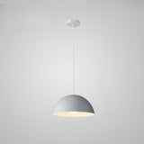 Warehouse Multi Color Aluminum Dome Modern Pendant Light Image - 8