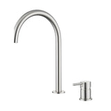 Waterfall Chrome High Arc Swivel Spout Bathroom Sink Faucet Image - 6